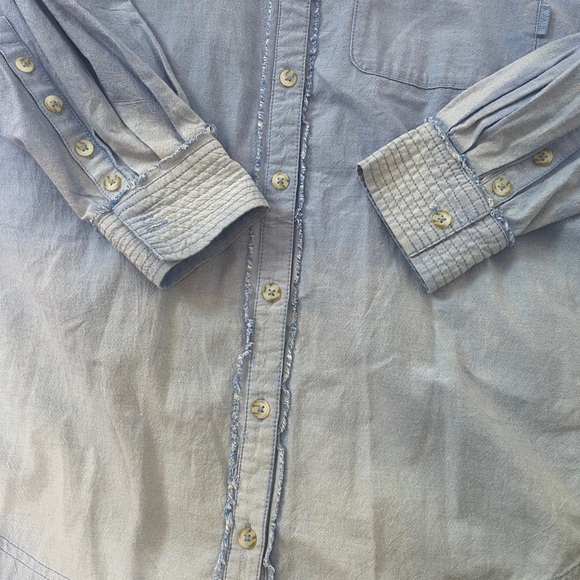 Free People Oversized Button Down Shirt - Picture 5 of 7